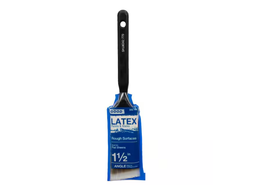 PRIVATE BRAND UNBRANDED Good 1.5 in. Angled Sash Polyester Paint Brush