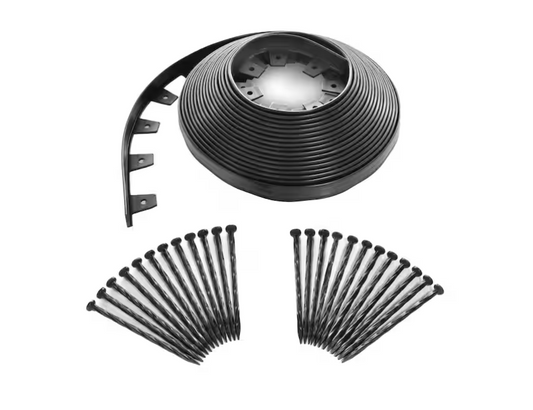 Vigoro 60 ft. No-Dig Plastic Landscape Edging Kit