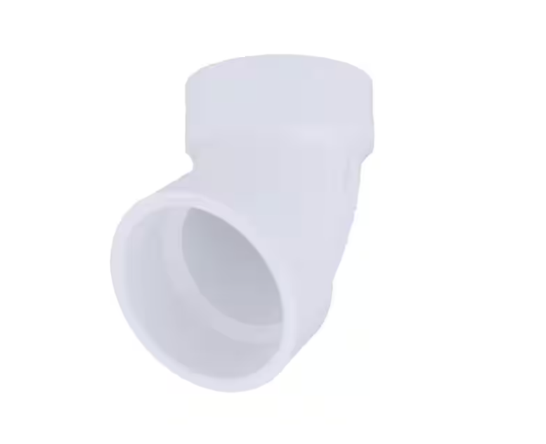 Charlotte Pipe 2 in. PVC DWV 1/6 Bend Hub x Hub Elbow Fitting