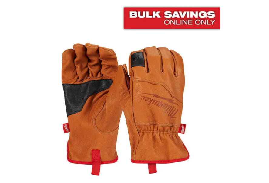 Milwaukee Medium Goatskin Leather Gloves