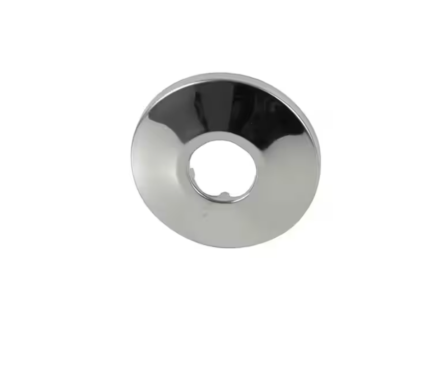 Everbilt 3/4 in. Copper Tube Size Steel Flange Escutcheon Plate in Chrome
