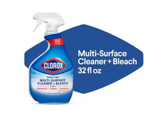 Clorox Clean-Up 32 oz. Rain Clean Scent All-Purpose Cleaner with Bleach Spray