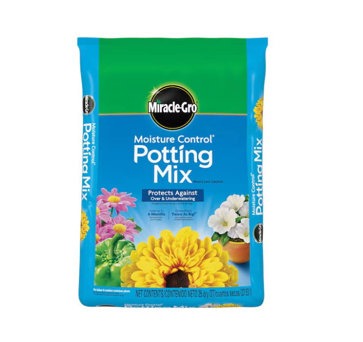 Miracle-Gro Moisture Control 25 Quart(s) All-purpose Potting soil mix