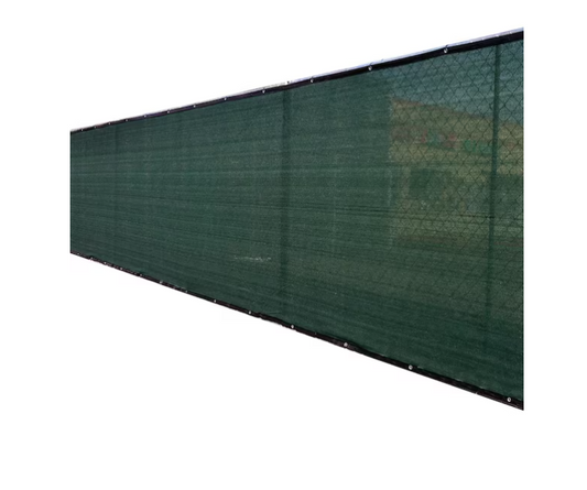 FENCE4EVER 68 in. x 50 ft. Green Privacy Fence Screen Plastic Netting Mesh Fabric Cover with Reinforced Grommets for Garden Fence