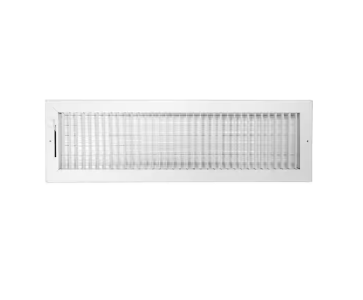 Venti Air 24 in. Wide x 6 in. High Adjustable, Single Deflection, 1 Way Supply Register for Duct Opening 24 in. W x 6 in. H