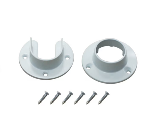 Project Source 2-Pack White Rod Support