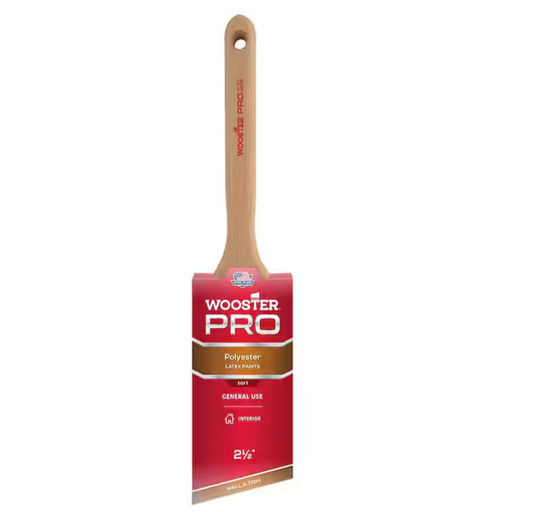Wooster 2-1/2 in. Pro Polyester Angle Sash Brush