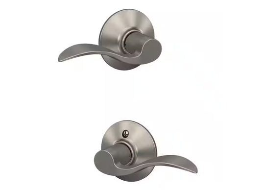 Schlage Accent Satin Nickel Passage Hall/Closet Door handle