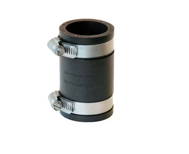 Fernco 1-1/4 in. x 1-1/4 in. Flexible PVC Coupling