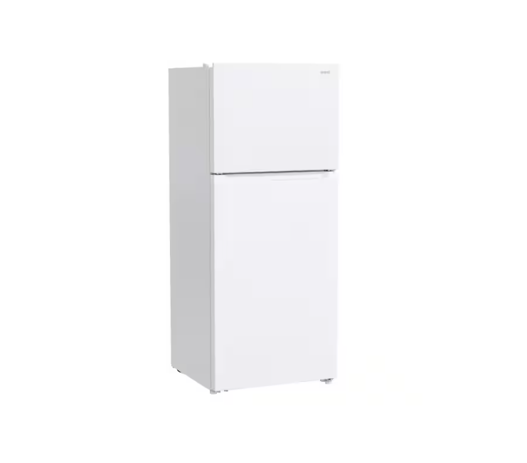 Avanti 28 in. 14.6 cu. ft. Counter Depth Garage-Ready Top Freezer Refrigerator - White