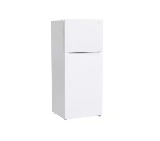 Avanti 28 in. 14.6 cu. ft. Counter Depth Garage-Ready Top Freezer Refrigerator - White