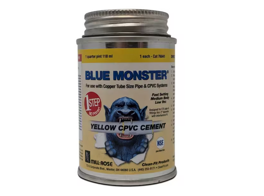 Blue Monster 4 oz. CPVC Cement