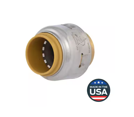SharkBite Max 1/2 in. Push-to-Connect Brass End Stop Fitting