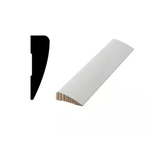Woodgrain Millwork 327 11/16 in. x 2âˆ’1/4 in. Primed Finger Jointed Wood Casing (Sold by Linear Foot)
