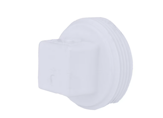 Charlotte Pipe 3-in PVC DWV Male Plug for Non-Potable Water - Schedule 40, NSF Safety Listed