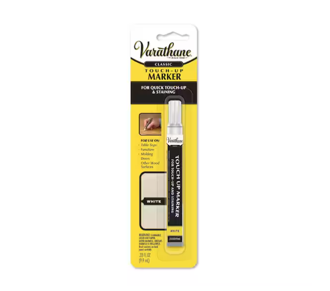 Varathane 0.33 oz. White Wood Stain Furniture and Floor Touch-Up Marker