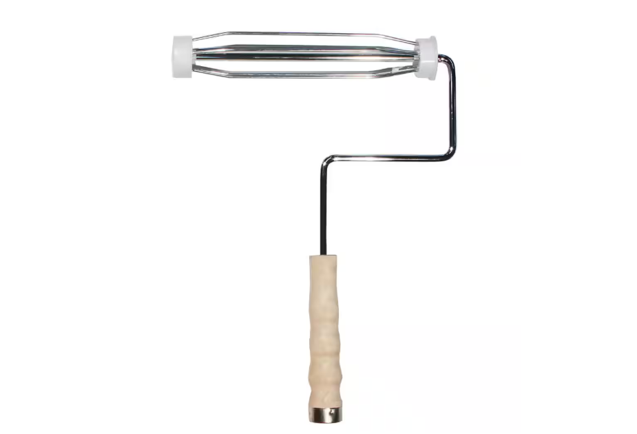 9 in. Standard Paint Roller Frame wooden handle