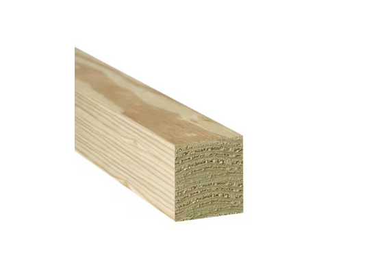 4 in. x 4 in. x 8 ft. #2 Ground Contact Pressure-Treated Southern Yellow Pine Wood Post