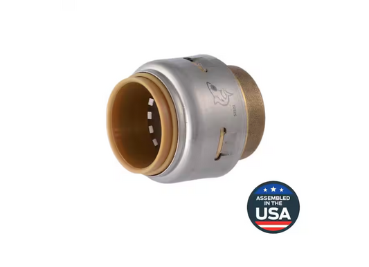 SharkBite Max 3/4 in. Push-to-Connect Brass End Stop Fitting