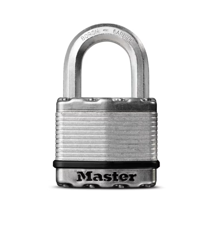 Master Lock Heavy Duty Outdoor Keyed Padlock, 2-in Wide x 1-1/2-in Shackle
