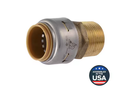 SharkBite Max 3/4 in. Push-to-Connect x MIP Brass Adapter Fitting
