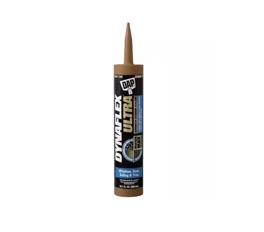 DAP Dynaflex Ultra 10.1 oz. Cedar Tan Advanced Exterior Window, Door, and Siding Sealant
