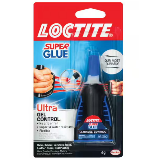 Loctite Super Glue 0.14 oz. Ultra Gel Control Clear Applicator
