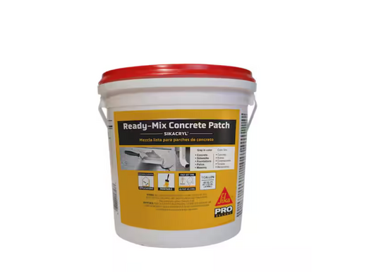 Sika 1 Gal. Ready-Mix Concrete Patch and Repair, Textured Concrete Patch