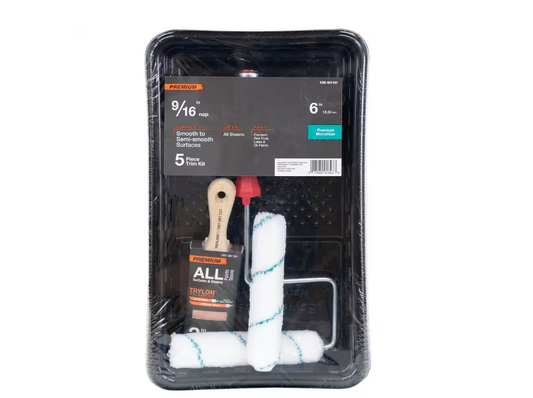 Linzer Best Trylon/Microfiber Mini Roller Kit (5-Piece)