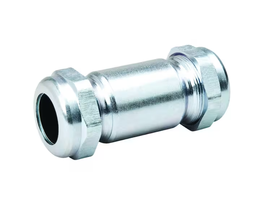 Southland 1/2 in. x 1/2 in. Galvanized Iron Compression Coupling Long Pattern