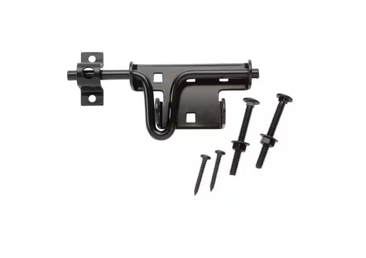 Everbilt Black Slide Bolt
