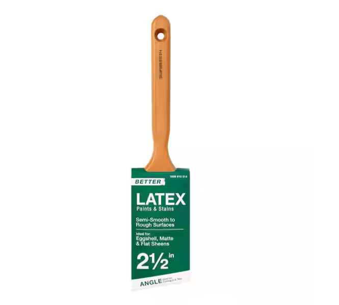 PRIVATE BRAND UNBRANDED Better 2.5 in. Polyester Angle Sash General Purpose Paint Brush