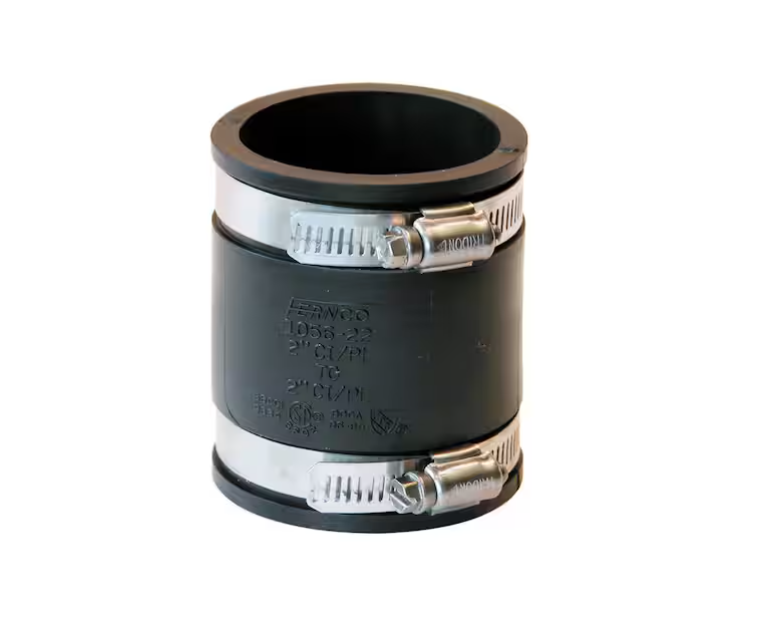 Fernco 2 in. x 2 in. DWV Flexible PVC Coupling