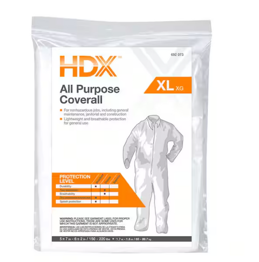 HDX XL All Purpose Painters Coverall