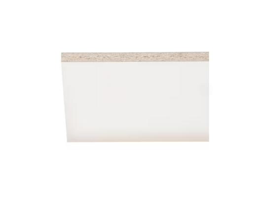White Melamine Wood Shelf 23.75 in. D x 48 in. L