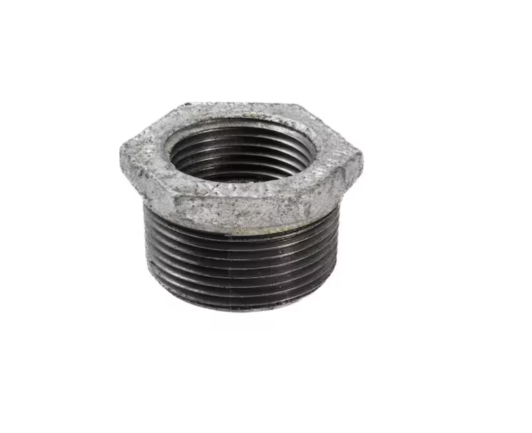 Southland 1-1/4 in. x 1 in. Galvanized Malleable Iron MPT x FPT Hex Bushing Fitting