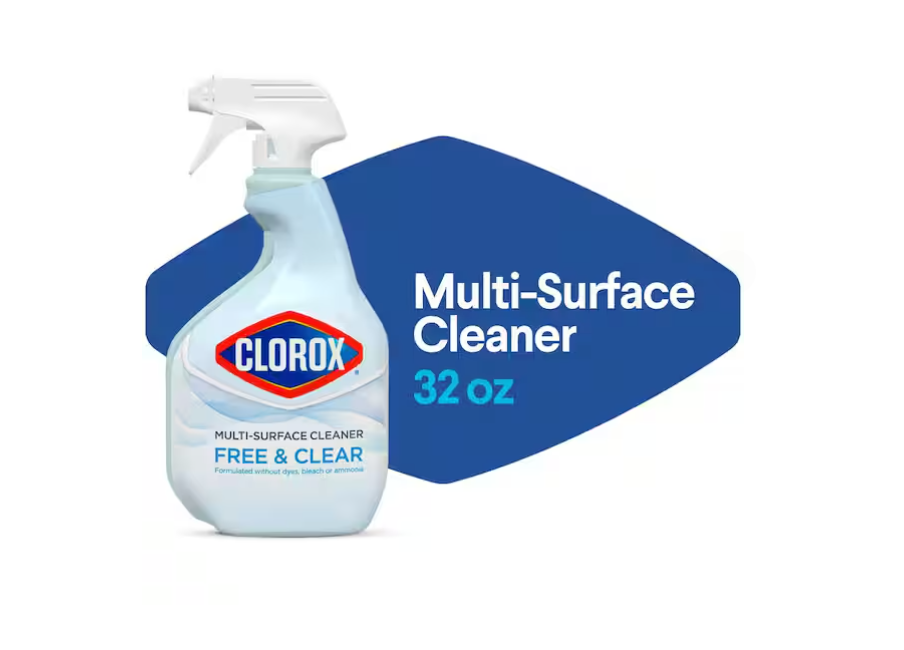 Clorox 32 oz. All Purpose Cleaner Free and Clear of Fragrances and Dyes