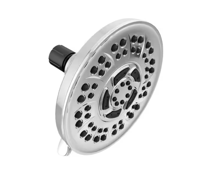 Delta 8-Spray Patterns 1.75 GPM 6 in. Wall Mount Fixed Shower Head in Chrome