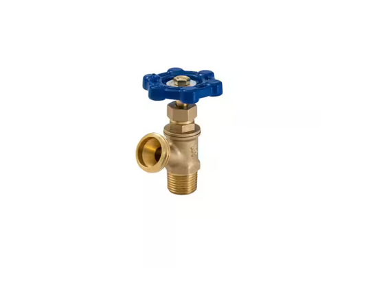 Everbilt 1/2 in. x 3/4 in. MPT x MHT Brass Boiler Drain Valve - 102-703EB