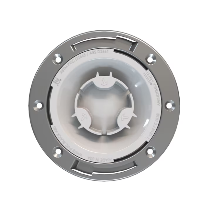 Oatey Fast Set 3.5-in Stainless steel PVC Toilet flange