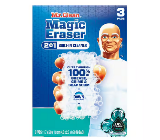 Mr. Clean Magic Eraser Dawn Ultra Foamy Fresh Scent All Purpose Cleaner Sponge (3 CNT)