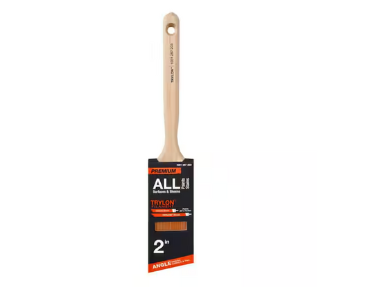 Premium 2 in. Polyester Trylon Angled Sash Paint Brush