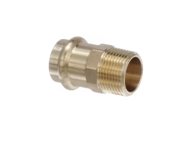 Viega ProPress 3/4 in. Press x 1/2 in. MPT Zero-Lead Bronze Reducing Adapter