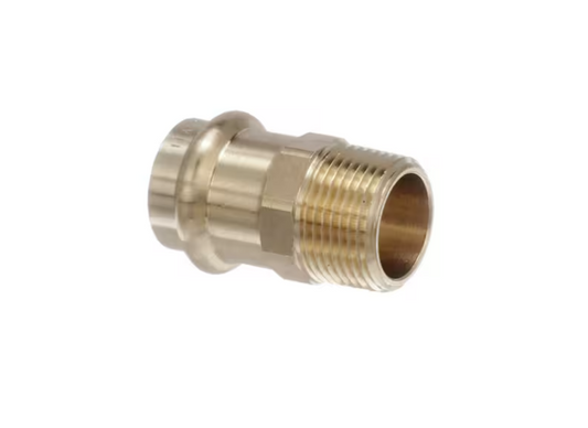 Viega ProPress 3/4 in. Press x 1/2 in. MPT Zero-Lead Bronze Reducing Adapter