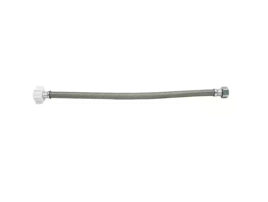 BrassCraft 1/2 in. FIP x 7/8 in. Ballcock Nut x 16 in. Braided Polymer Toilet Supply Line