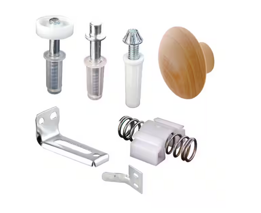 Prime-Line Bi-Fold Door Repair Kit, For 7/8 in. Wide Track, Used with 3/8 in. Outside Diameter Pivots and Guides