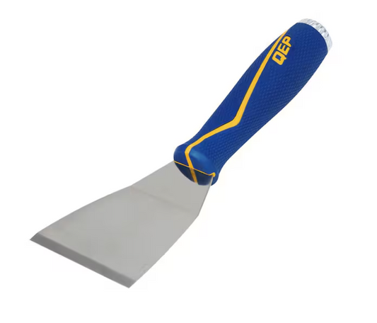 QEP 3 in. W Stainless Steel Blade Handheld Chisel Scraper and Stripper