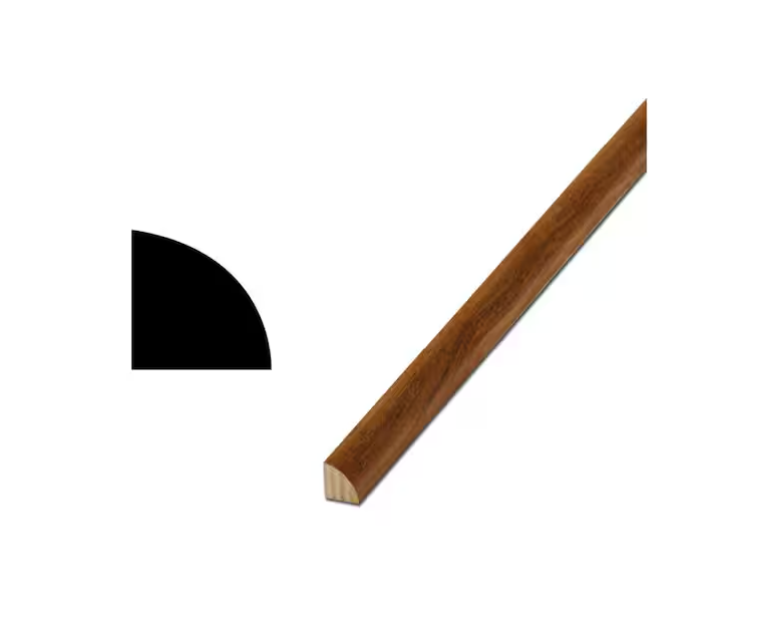 WM 106 - 11/16 in. x 11/16 in. Ash Wood Quarter Round Molding PreStained with Honey Oak Finish