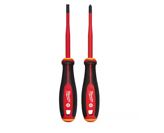 Milwaukee 1000V Insulated Slim Tip Screwdriver Set (2-Piece)