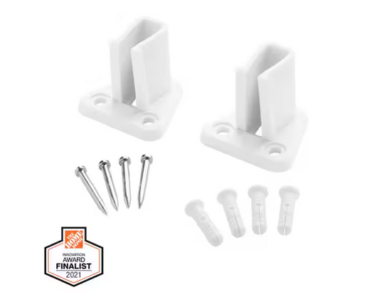 Low Profile Resin Wall Bracket (2-Pack)